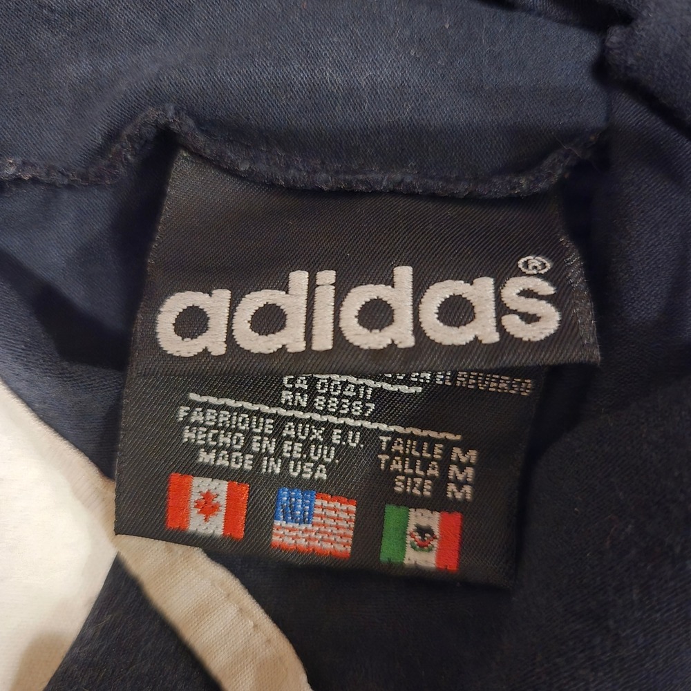 adidas Black Tank Top with White Trim and Silver Logo - Picture 4 of 6